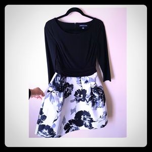 American Living | black and white dress | sz 6